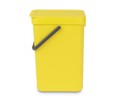  Встраиваемое мусорное ведро Brabantia Sort Go, желтое, 12 л, фото 4 