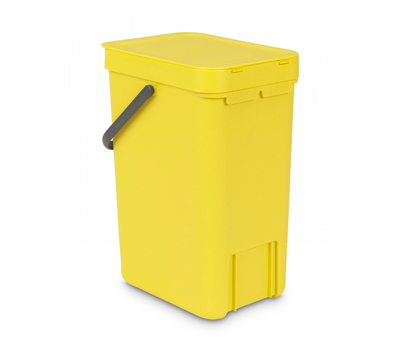 Встраиваемое мусорное ведро Brabantia Sort Go, желтое, 16 л, фото 3 