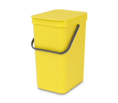  Встраиваемое мусорное ведро Brabantia Sort Go, желтое, 16 л, фото 1 