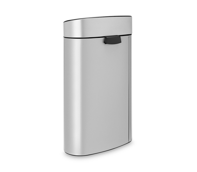  Мусорный бак Brabantia Touch Bin, серый металлик, 40 л, фото 1 