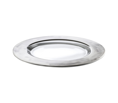  Тарелка сервировочная Eisch Puro, прозрачная/серебро, 35 см, фото 1 