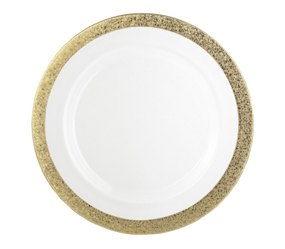  Тарелка сервировочная Eisch Gold Rush, прозрачная/золото, 35 см, фото 1 