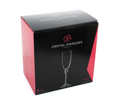  Фужеры для шампанского Cristal d'Arques Amarante, 190 мл - 6 шт, фото 2 
