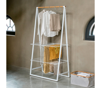  Вешалка для одежды напольная Brabantia Linn, белая, 190х99х57 см, фото 1 