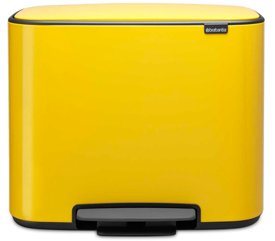  Контейнер для мусора с педалью Brabantia Bo Pedal Bin, желтый, 3 х 11 л, фото 2 