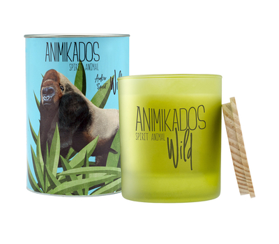  Ароматная свеча Ambientair Gorilla - амбровый Wild, 40 ч, фото 1 