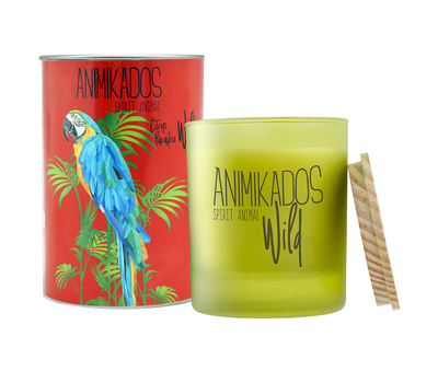  Ароматическая свеча Ambientair Parrot - цитрусовый Wild, 40 ч, фото 1 