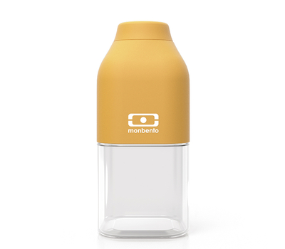  Бутылка многоразовая Monbento MB Positive, желтая, 330мл, фото 1 