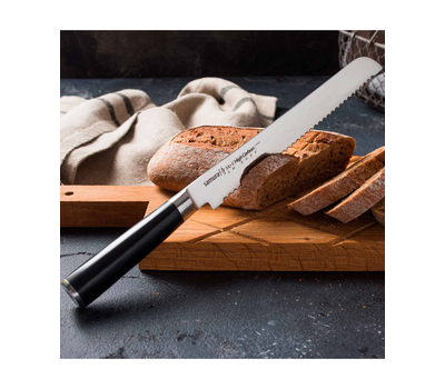  Кухонный нож для хлеба Samura Mo-V, 23см, нержавеющая легированная сталь, фото 4 