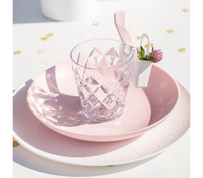  Пластиковый стакан Koziol Crystal S, розовый, 200мл, фото 4 