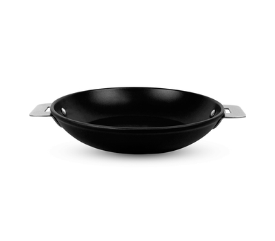  Сковорода антипригарная Cristel Cookway Ultralu, с 2-мя ручками, черная, 30см, фото 1 