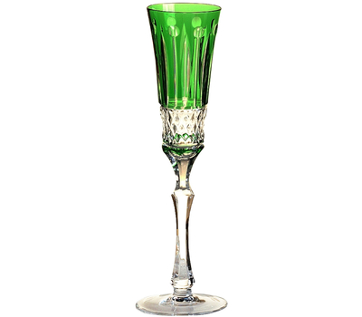  Фужер Ajka Crystal St.Louis, 120мл, зеленый, цветной хрусталь, фото 1 