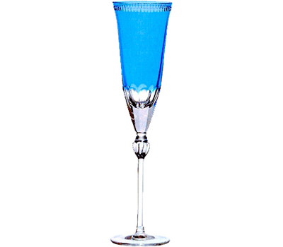  Бокал для шампанского Ajka Crystal Heaven Blue, 170мл, голубой, фото 1 