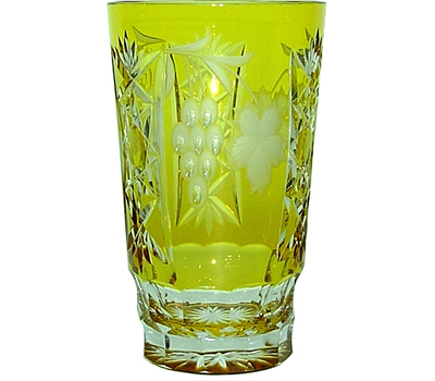 Стакан хрустальный Ajka Crystal Grape, 390мл, желтый, фото 1 