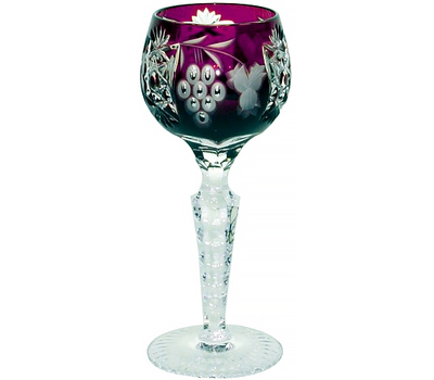  Рюмка хрустальная Ajka Crystal Grape, 60мл, фиолетовая, фото 1 