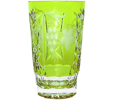 Стакан хрустальный Ajka Crystal Grape, 390мл, ярко-зеленый, фото 1 