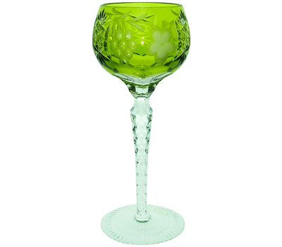  Фужер цветной Ajka Crystal Grape, 220мл, ярко-зеленый, фото 1 