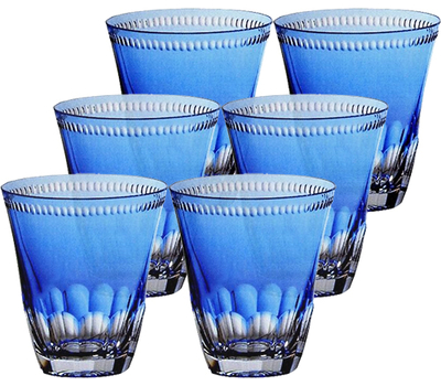  Набор стаканов Ajka Crystal Heaven Blue, 300мл - 6шт, голубые, фото 1 