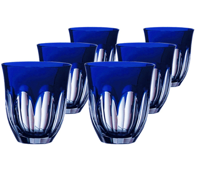  Комплект стаканов Ajka Crystal Loreley, 320мл - 6шт, синие, фото 1 