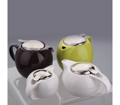  Чайник заварочный Cristel Complements, с ситечком, белый, 0.5л, фото 6 