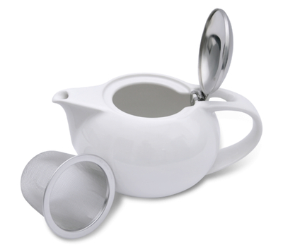  Чайник заварочный Cristel Complements, с ситечком, белый, 0.5л, фото 1 