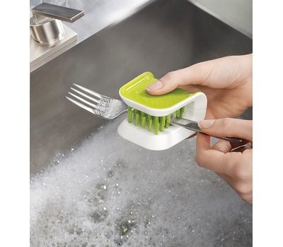  Щетка для мытья посуды Joseph Joseph Bladebrush, зелёная, 8см, фото 2 