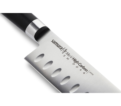  Нож Сантоку Samura Mo-V, 18см, выемки на лезвии, нержавеющая легированная сталь, фото 3 