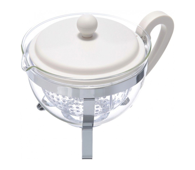 Чайник заварочный Bodum Chambord, с ситечком, белый, 1 л, фото 3 