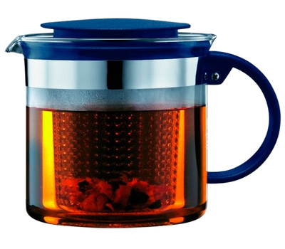  Чайник заварочный Bodum, с ситечком, индиго, 1,5 л, фото 1 