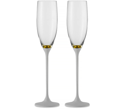  Бокалы для шампанского Eisch Champagner Exklusiv, белые/золото, 180 мл - 2 шт, фото 1 