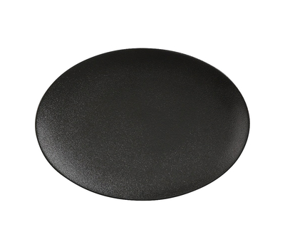  Тарелка овальная Maxwell & Williams Икра, черная, 30 х 22 см, фарфор, фото 1 