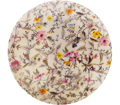  Тарелка фарфоровая Maxwell & Williams Летние цветы, белая с декором, 20 см, фото 1 