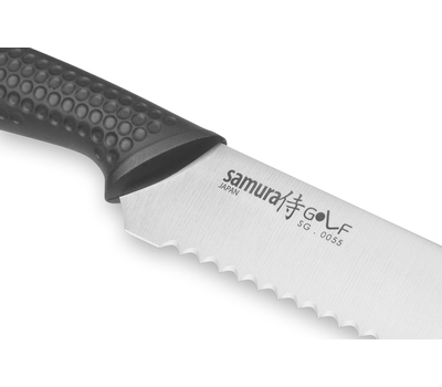  Кухонный нож для хлеба Samura Golf, 23см, нержавеющая легированная сталь, фото 4 