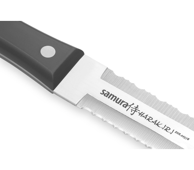  Набор кухонных ножей Samura Harakiri, 3шт, черная рукоять, нержавеющая легированная сталь, фото 4 