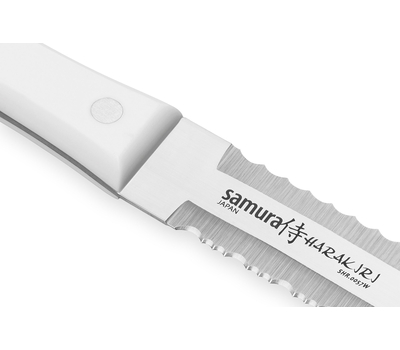  Набор ножей для кухни Samura Harakiri, 3шт, белая рукоять, нержавеющая легированная сталь, фото 4 