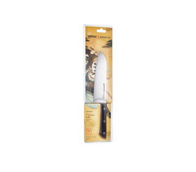  Кухонный нож Сантоку Samura Harakiri, 17,5см, рукоять под дерево, нержавеющая легированная сталь, фото 4 
