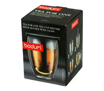  Термостакан Bodum Tea For One, с фильтром, белый, 0,35 л, фото 2 