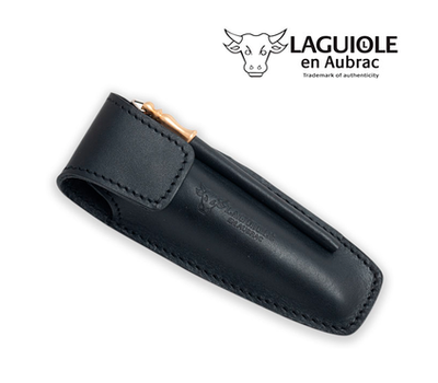  Чехол для складного ножа Laguiole En Aubrac, черный, 12см, фото 1 