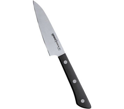  Нож для овощей Samura Harakiri, 9,9см, черная рукоять, нержавеющая легированная сталь, фото 1 