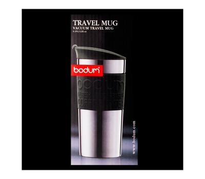  Кружка термос Bodum Travel, черная, 0,35 л, фото 2 