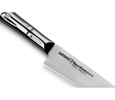  Нож для нарезки овощей Samura Bamboo, 12см, нержавеющая легированная сталь, фото 4 