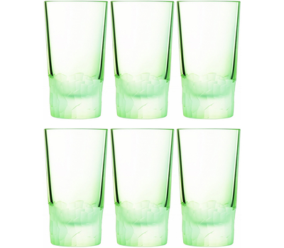  Стаканы высокие Cristal d'Arques Intuition, светло-зеленый, 330мл - 6 шт, фото 1 