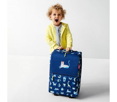  Детский чемодан Reisenthel Trolley XS ABC friends, синий, 29х43х18см, фото 2 