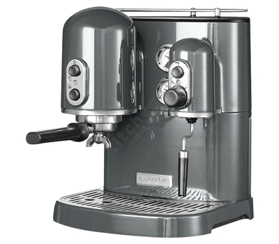  Кофемашина KitchenAid Artisan Espresso, 2 бойлера, серебряный медальон — арт.5KES2102EMS, фото 1 