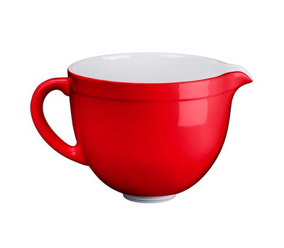  Чаша (дежа) керамическая KitchenAid 4.7л, красная — арт.5KSMCB5ER, фото 1 
