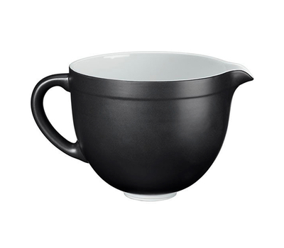  Чаша (дежа) керамическая KitchenAid 4.7л, черная матовая — арт.5KSMCB5BM, фото 1 