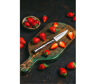  Нож для чистки овощей Samura Bamboo, 8см, нержавеющая легированная сталь, фото 10 