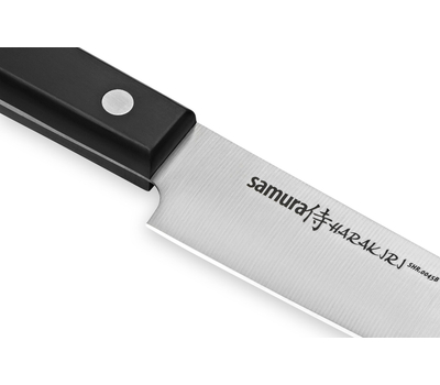  Нож слайсер Harakiri, 19,6см, черная рукоять, нержавеющая легированная сталь, фото 3 