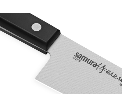  Нож поварской Samura Harakiri, 20,8см, черная рукоять, нержавеющая легированная сталь, фото 3 