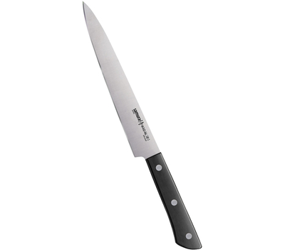  Нож слайсер Harakiri, 19,6см, черная рукоять, нержавеющая легированная сталь, фото 1 